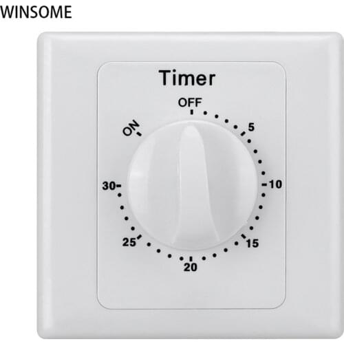 30 Mins Timer Switch 10A Rotary Switch Timer Smart Switch Light Switch Cover Smart Home Automation switch controller Countdown
