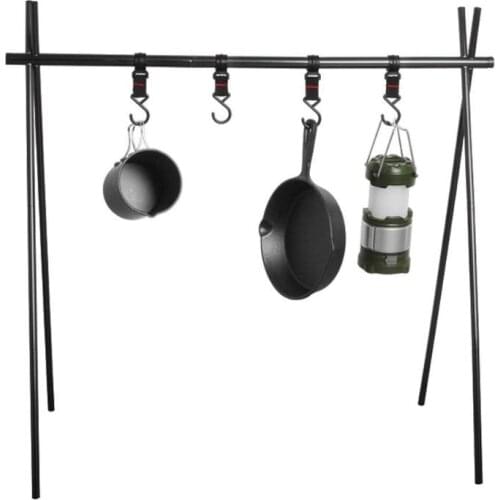 Aluminum Alloy Hanging Rack 8kg Bearing Weight Outdoor Camping Triangular Racks Clothes Storage Rack Hot