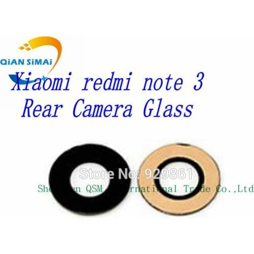 QiAN SiMAi 1PCS New Rear Camera Glass repair for xiaomi redmi note3 note 3 mobile phone