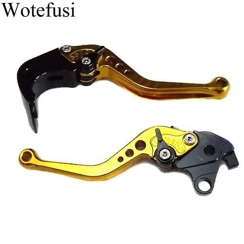Wotefusi Motorcycle Clutch Brake Lever For Honda 04-05 CBR1000 New Gold Set [CN15]