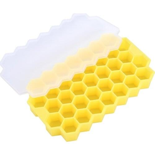 Ice Cube Maker Silicones Ice Mould Honeycomb Ice Cube Tray Magnum Silicone Mold Forms Food Grade Mold for Whiskey Cocktail