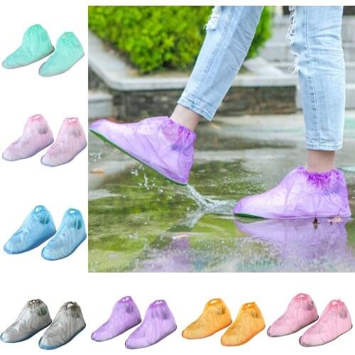 1Pair Reusable Shoes Protectors Shoe Cover S/M/L Waterproof Rain Shoes Covers Outdoor Camping Slip-resistant Rain Boot Overshoes