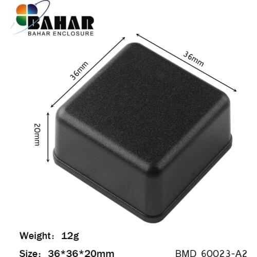 Bahar Desk-top electronics plastic ABS 1 piece enclosure from Bahar Enclosure36*36*20 mm BMD60023