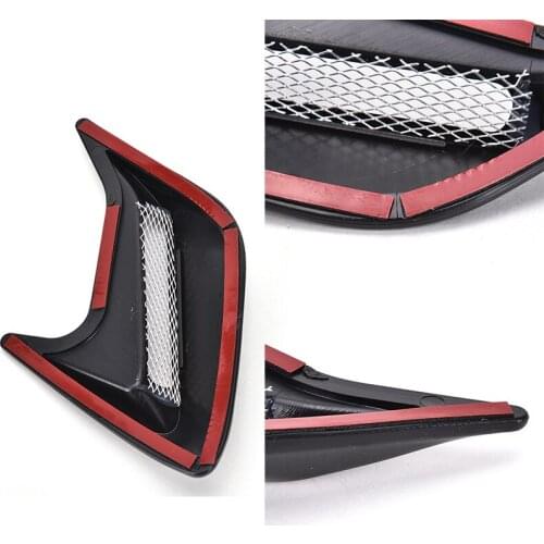 2pcs Car Auto Side Vent Air Flow Fender Intake Sticker Car Simulation Side Vents Decorative