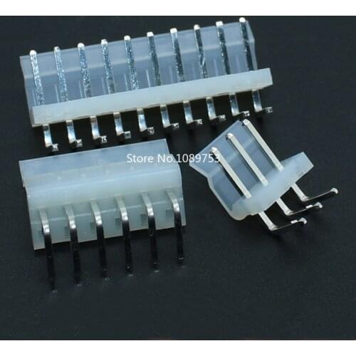20PCS CH 3.96 3.96mm Pitch 2P 3P 4P 5P 6P 7P 8Pin Right Angle Pin Connector CH3.96 90 degree Pin Header