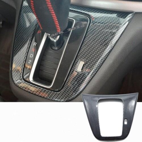 ABS Carbon Fiber Fit For Honda CRV CR-V 2012 2013 2014 2015 2016 Gear Shift Panel Cover Trim