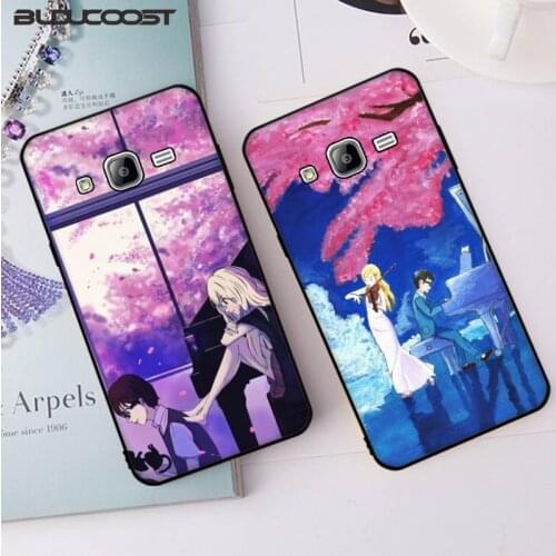Japan Anime Your Lie in April Phone Case Cover for Samsung J6 J7 J2 J5 prime J4 J7 J8 2016 2017 2018 DUO core neo M20