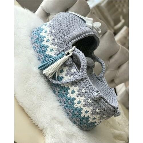 Baby moses basket bassinet, Little baby crib, cradle