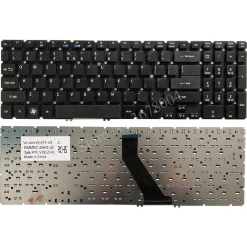 Laptop Keyboards For Acer Aspire M3 M5 M5-581T M5-581G M5-581PT M5-581TG M3-581T M3-581PT M3-581PTG Keyboards US