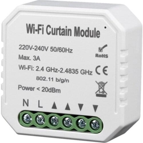 For Tuya Smart Life WiFi Curtain Switch Module for Roller Shutter Blind Motor Smart Home For Google Home
