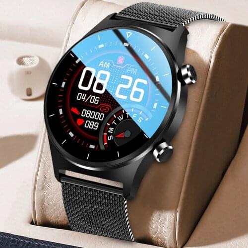 Smart Watch Men DIY Watch Face IP68 Waterproof Full Touch Screen Bluetooth 5.0 Sports Fitness Tracker 2021 New Smartwatch