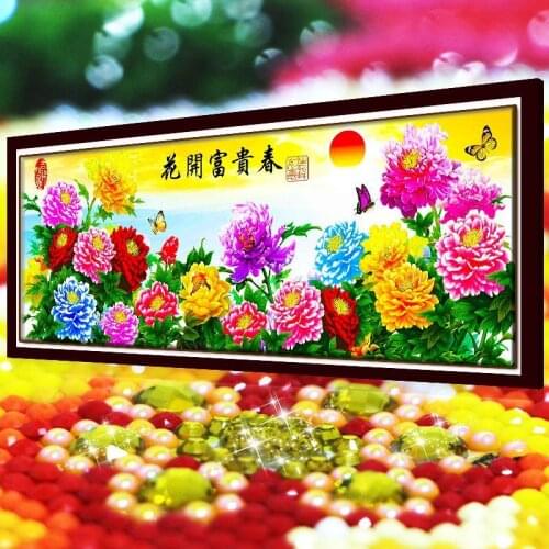 Special Diamond Painting DIY Decor Wall Art Diamond Embroidery Cross Stitch Kits Mosaic Full Drill Peony Flowers Butterfly