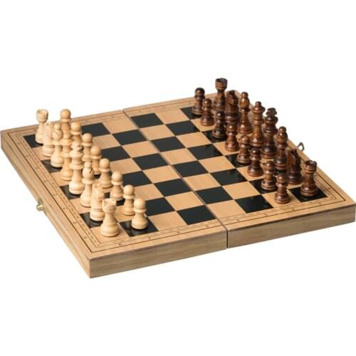 New High Quality Wooden Folding Magnetic Chess Set Solid Wood Chess Board Magnetic Pieces Children Entertainment Gift Board Game