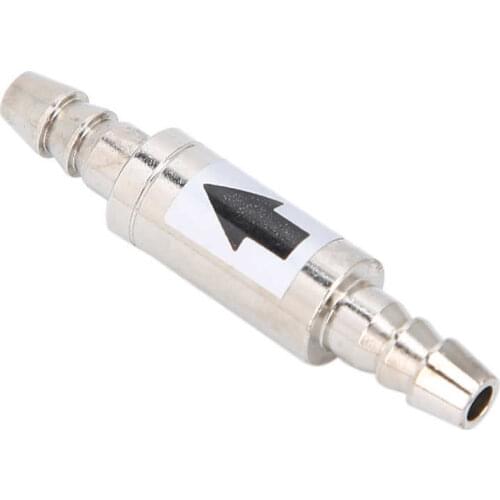 Aquarium CO2 Check Valve Professional Stainless Steel CO2 Check Valve for Water Tanks for CO2 Supply Systems for Fish Tanks