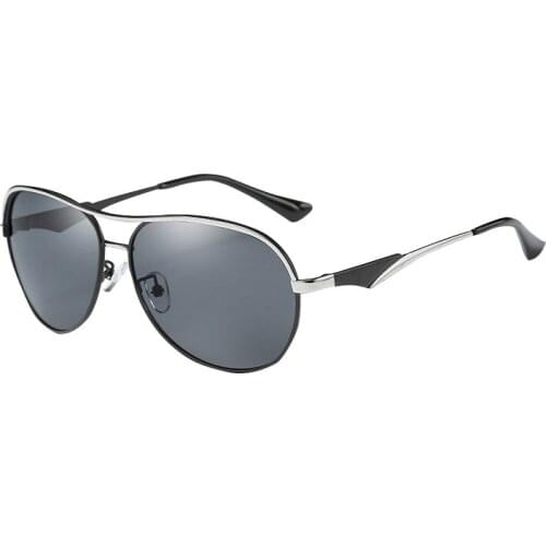 New Fashion Mens HD Polarized Sunglasses Pilot Driving Glasses Alloy Frame Unisex Eyewear with Gift Package