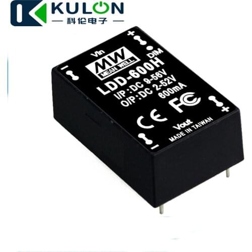 Original MEANWELL LDD-700H 700MA 2-52VDC Output meanwell DC-DC constant current step-down LED Driver Pin stlye