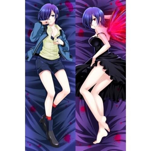 Cool Anime Pillowcase Tokyo Ghoul Kirishima Touka pillow case decorative Hugging Body Bedding