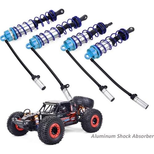Oil Adjustable Shock Absorber Aluminum Damper Suspension 120mm Front &143mm Rear For 1/8 RC Car HSP HPI Truck Buggy Truggy Toy