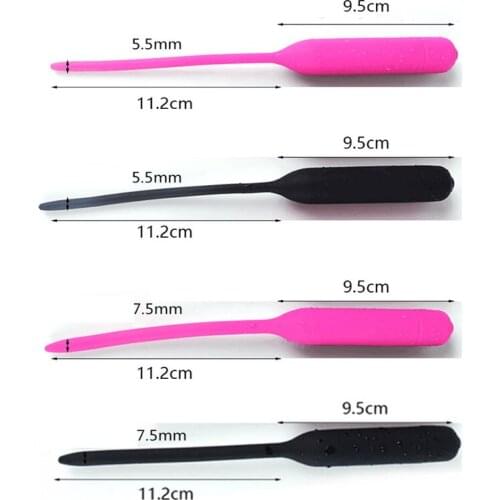 Erotic Toys Urethral Vibrator Male Masturbator Sex Toys Silicone Vibrating Penis Plug Urethral Sounds Dilators Products For Men