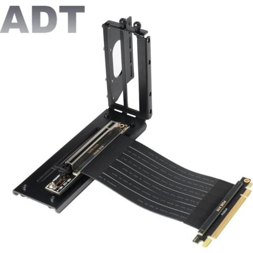 Riser PCI- E 3.0 16X Graphics Card vertical kickstand/base ATX case Flexible Connector Cable Card Extension Port Adapter for GPU