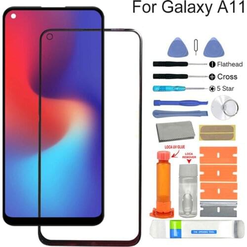 Outer Front Glass Screen Digitizer Replacement Kit for Samsung Galaxy A01/A11 Durable Phone Accessory Precise Front Glass Screen