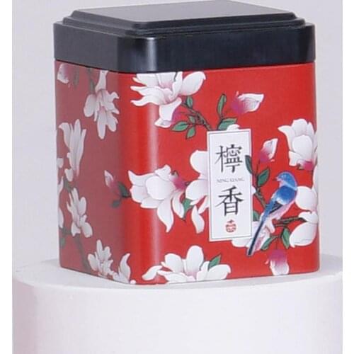 High Quality Tea Can Moisture-proof Portable Metal Wide Application Tea Storage Box for Home 2021 Eco-friendly Organizer