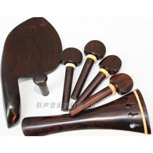 High class 4/4 Violin Ebony Parts