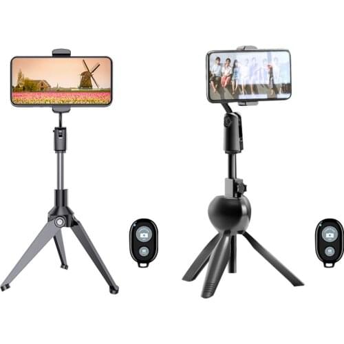 2021 Newest 3 In 1 Wireless Bluetooth Selfie Stick Mini Portable Mobile Phone Tripod Foldable Selfie Stick Bluetooth Remote