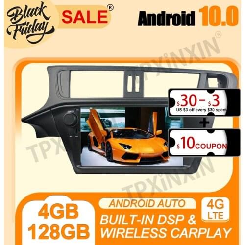 4+128G Carplay DSP Android 10.0 PX6 For Citrone C3 2005-2011 Multimedia Player Auto Radio Tape Recorder GPS Navigation Head Unit