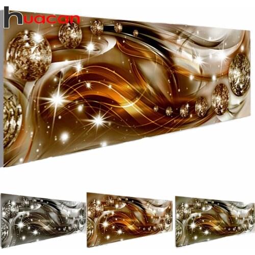 Huacan 5d Mosaic Diamond Embroidery Cross Stitch Abstract Full Square Diamond Painting New Arrivals Flower DIY Needlework