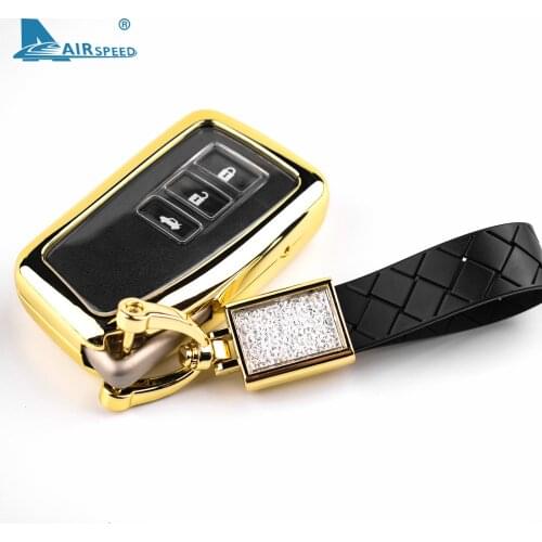 AIRSPEED Car Key Case Key Shell Key Cover for LEXUS RX IS ES GS GX NX LX LS RC 350 250 300 200 450H 300H CT200 ES200 Accessories