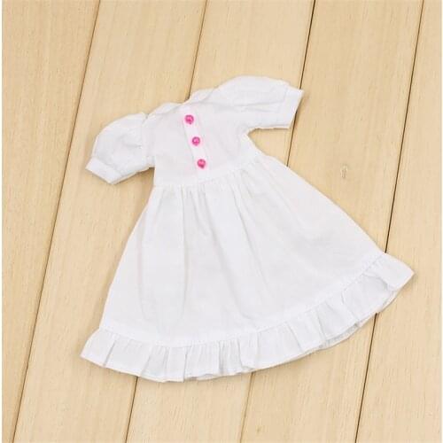 DBS Blyth icy 1/6 BJD 30cm white dress handmade doll toy girl gift