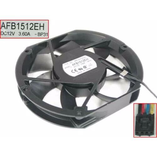 Delta Electronics AFB1512EH BP31 DC 12V 3.60A 172x150x25mm Server Cooling Fan