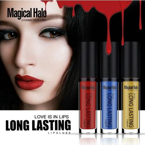 Hot 38 Colors Liquid Lipstick Lip Gloss Long Lasting Moisture Cosmetic Sexy Red Lip Matte Nude Lipstick Waterproof
