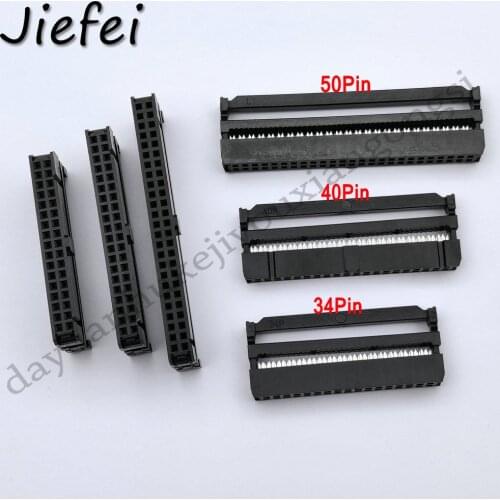 IMC Hot Dual Row 34Pin 40Pin 50Pin IDC Socket Connector Female Header FC-34P FC-40P FC-50P 2.54mm