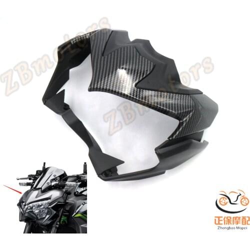Motorclcy Carbon Fiber Painted Head Fairings Unit Cover Shell For KAWASAKI Z900 2020 2021