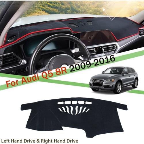 For Audi Q5 8R 2009~2016 Anti-Slip Anti-UV Mat Dashboard Cover Pad Sun Shade Dashmat Protect Carpet Accessories S-line 2012 2015