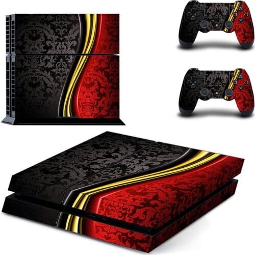 New Full Cover PS4 Stickers Play station 4 Skin Sticker Decal Cover For PlayStation 4 PS4 Console & Controller Skins Vinyl