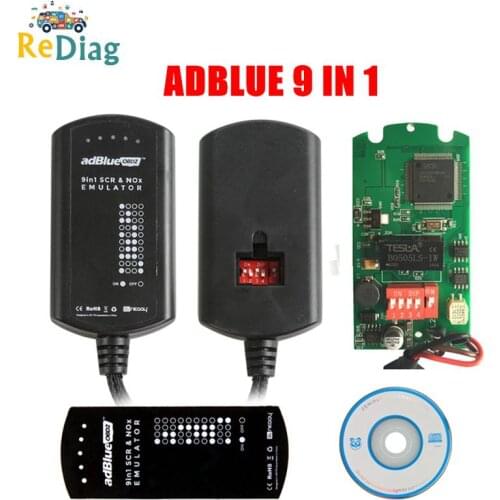 Adblue 8 in 1 update to Adblue 9 in 1 Universal NOT NEED ANY SOFTWARE 9in1 AdBlue Emulation Box for multi-brands trucks