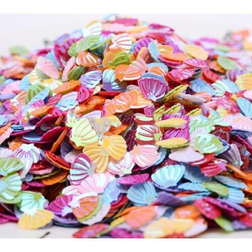 Paillettes 6*8mm Sea Shell PVC Loose Sequins for Sewing Embellishment Findings Wedding Handcraft Women Clothes Accessories 20g