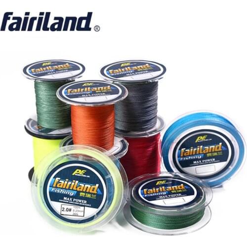 Clearance 4 Strands Braided Fishing Line Multifilament Braid PE Line 0.4#,0.6#,0.8#,1# - 8# Available 10-70LB Tensile Strength