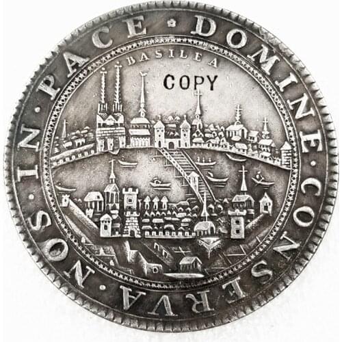 1710 Swiss cantons Basel 2 Thaler Copy Coin