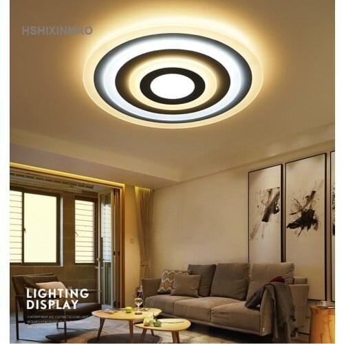 Slim Acrylic Dimmable LED Ceiling Light Modern Round Living Room Bedroom Bedroom Dining Room Balcony Aisle Ceiling lamps