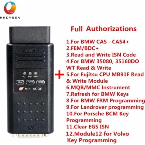 Yanhua Mini ACDP Programming Master Wifi Work on Android/IOS Full Configuration with Total 12 Authorizations