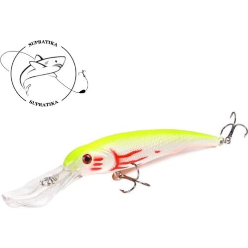 1Piece 16.5cm 26.8g Artificial Laser Minnow Wobblers For Sea Fishing Bait Lures With 2 Treble Hooks Fishing Tackle Pesca Jigging