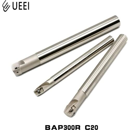 1pcs BAP300R C20-20-120 150 200 250-T C20-21-120 150 200-2T 2 flute length 120mm 150mm 200mm 250mm for APMT1135 carbide inserts