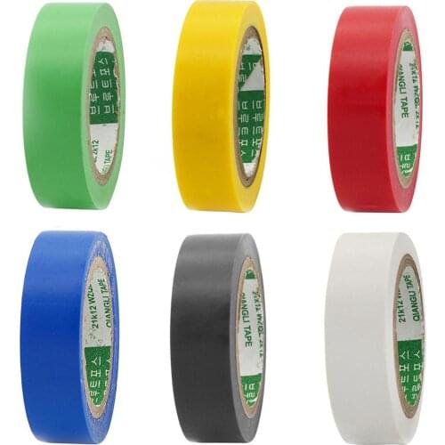 11m PVC Tape Waterproof Self-adhesive Electrician Tape Wire High Voltage 600V Flame Retardant Insulation Electrical Tape