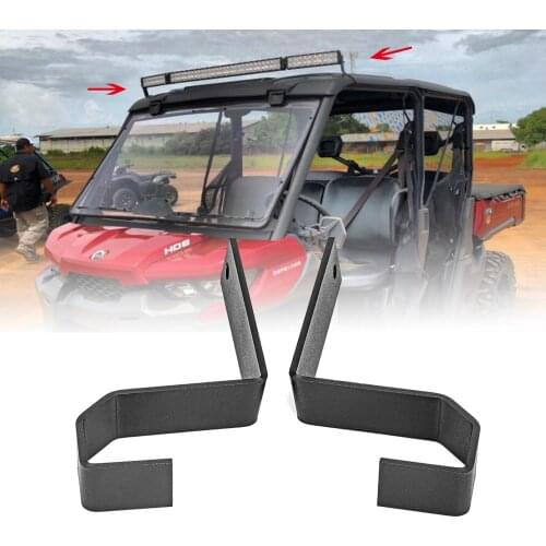 Car Accessories No Cut 52'' Curved LED LIGHT BAR Bracket Lamp Holder For Can Am Defender 500 800 1000 Max 2016-2021 Solid Steel