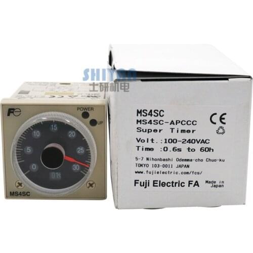 Free shipping Genuine Fuji FUJI Time Relay MS4SC-AP On Delay MS4SM/MS4SA/MS4SC