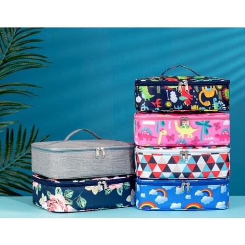 Kids Lunch Bag Cooler Tote Portable Insulated Box Thermal Cold Food Container School Picnic For Men Women Kids Travel Lunchbox